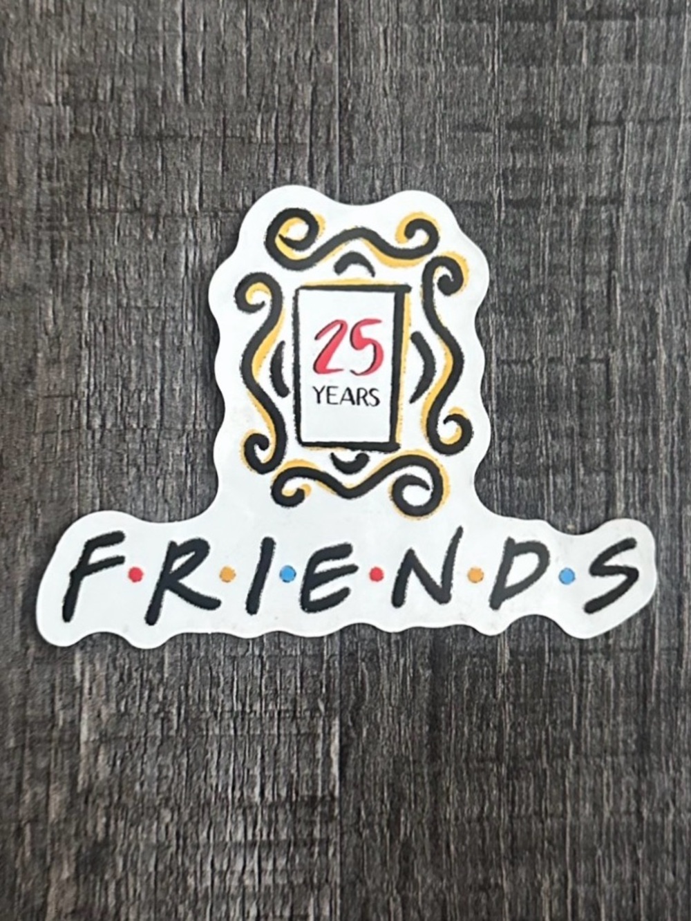 💞 New Friends NBC TV Show 25 Years Scrapbook Craft Sticker